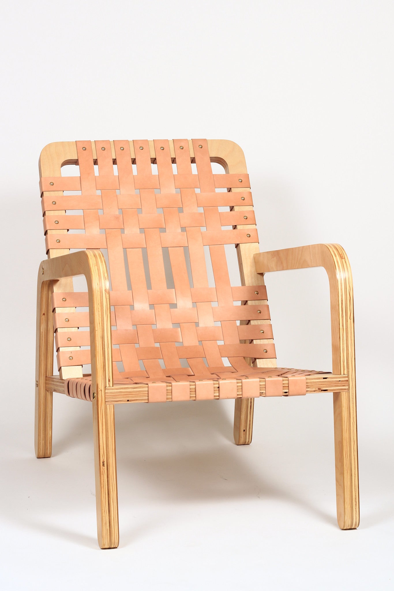 Leather Palapa Lounge Chair